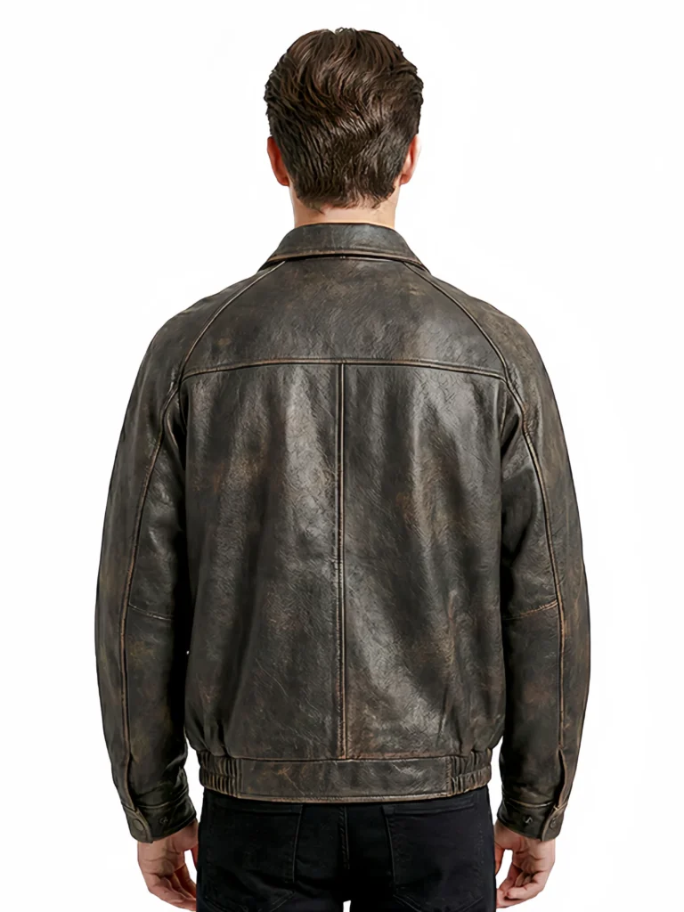 Tick Tick Boom Andrew Garfield Brown Jacket Back 1 768x1024