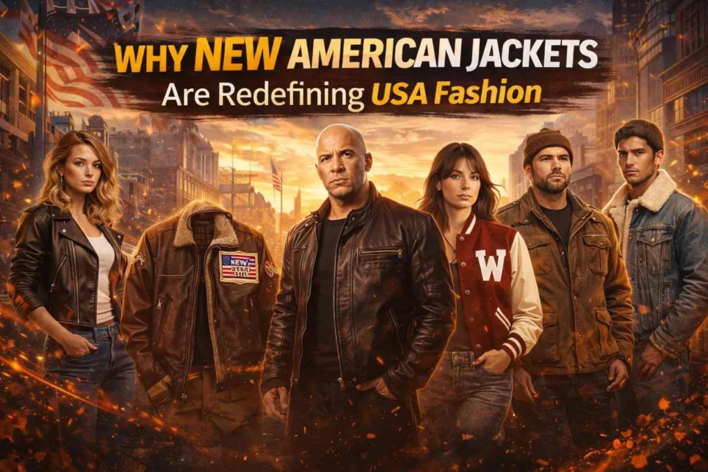 illustration banner of new american jackets redefining usa fashion