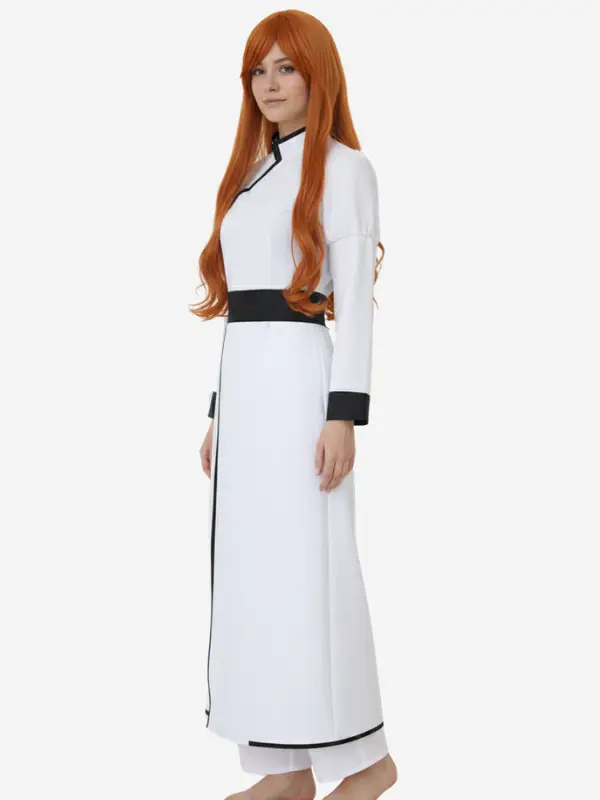 orihime inoue white bleach cosplay slightly turned profile
