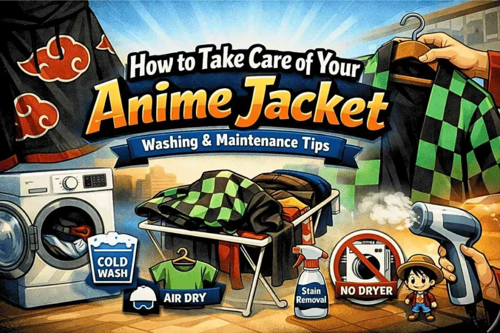 how to wash an anime jacket without fading the print