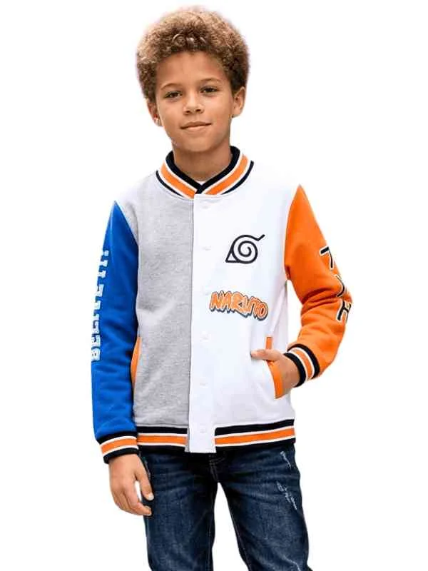 naruto kids varsity jacket
