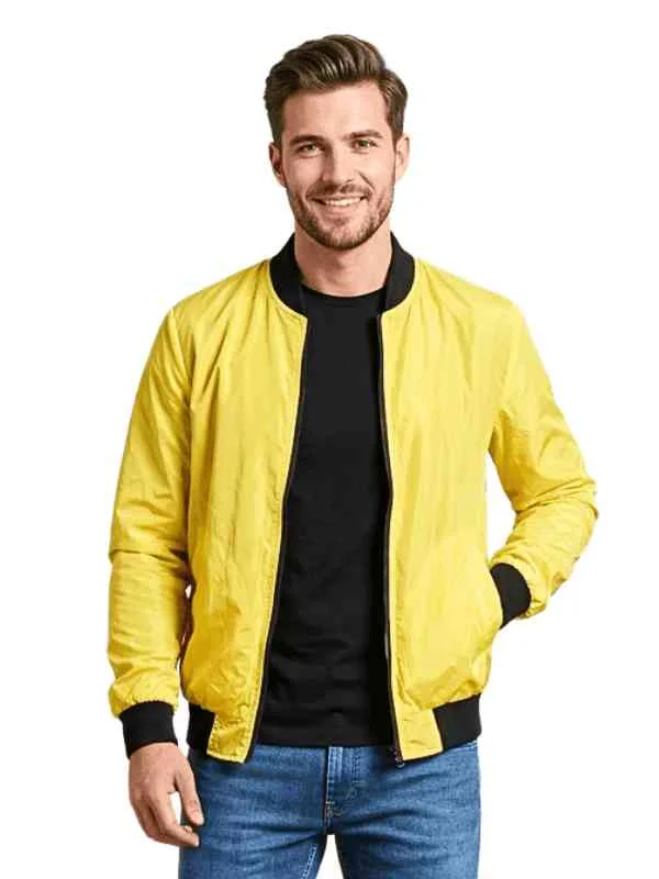 cyberpunk 2077 yellow bomber jacket