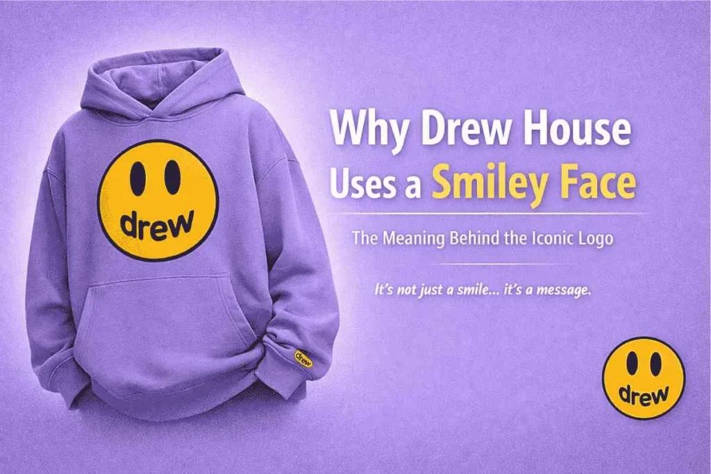 drew house smiley face logo meaning justin bieber purple hoodie