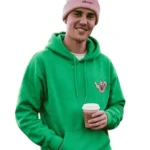 justin bieber green hoodie (2)
