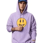 justin bieber purple drew hoodie
